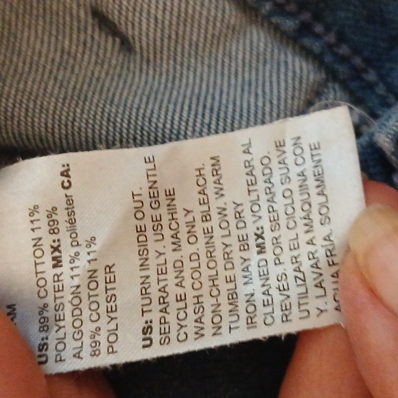 Chico's Blue Cropped Jeans US Size 2 - Picture 7 of 7